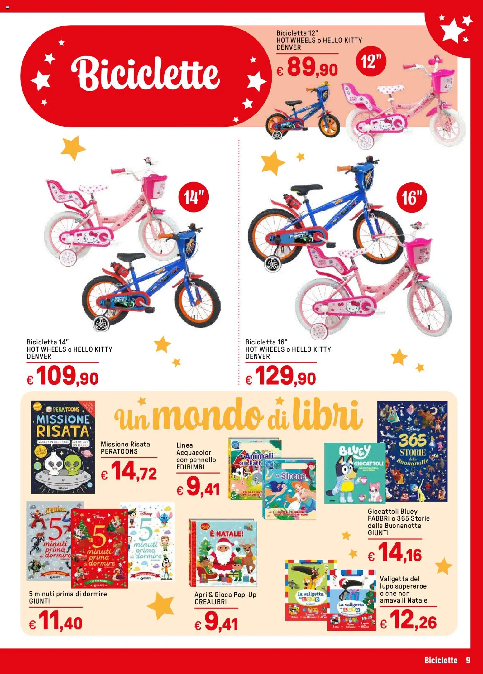 Volantino Iper del 05.11.2025 | Pagina: 9 | Prodotti: Bicicletta, Pennello, Valigetta