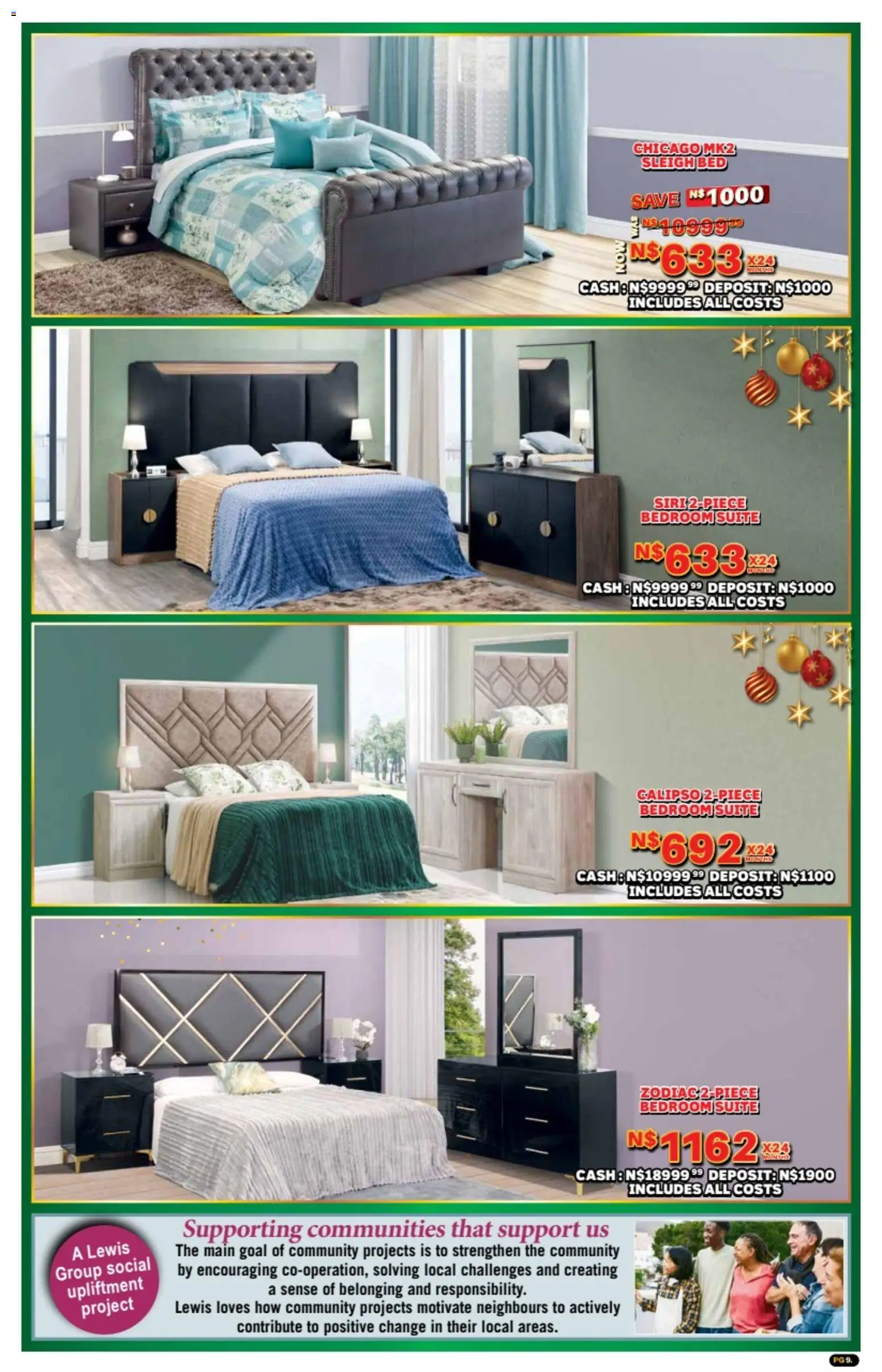 New Lewis Stores catalogue – valid from 10.11.2025 | Page: 9 | Products: Bed