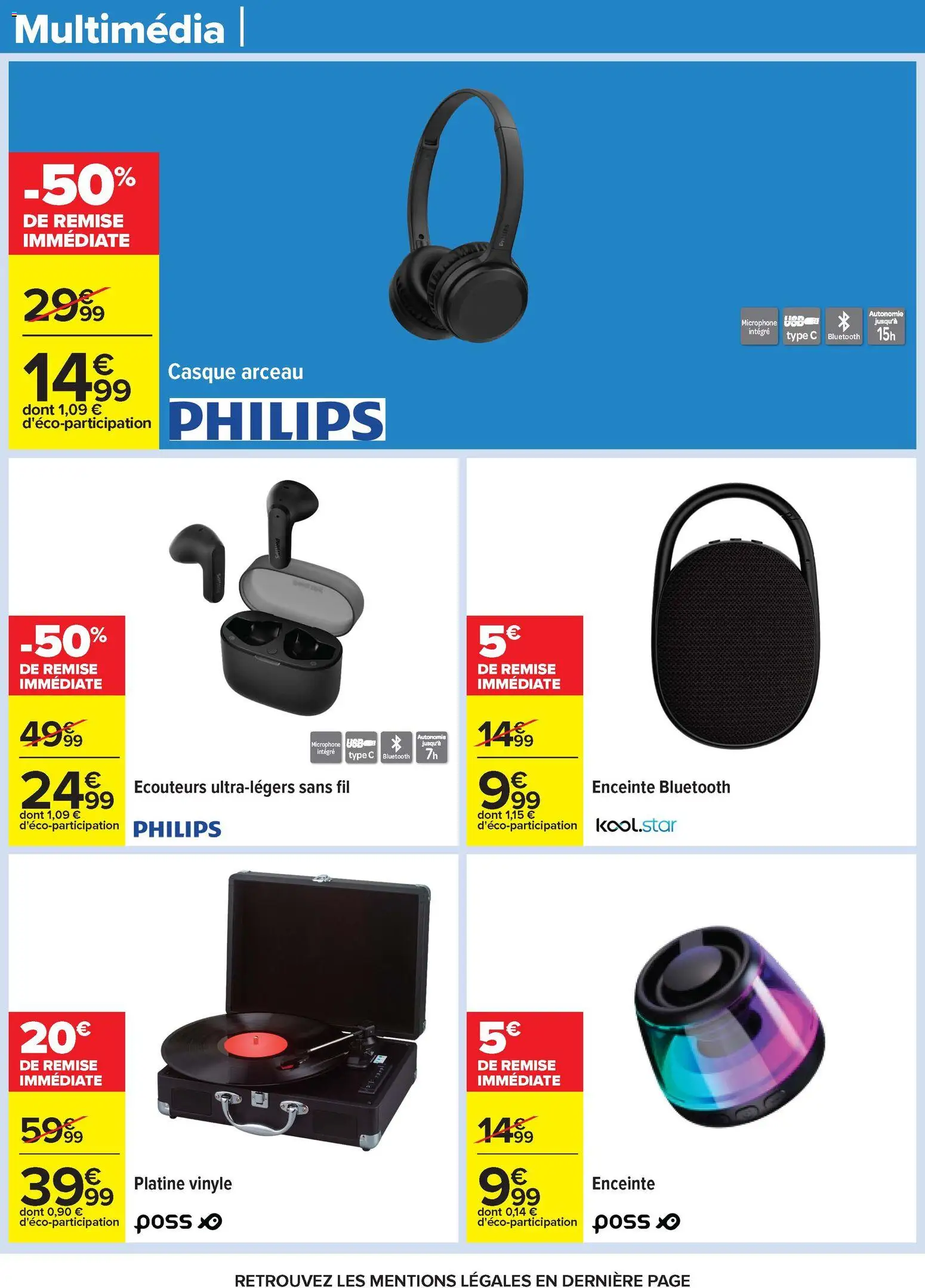 {H1} | Page: 81 | Produits: Écouteurs, Microphone, Enceinte, Enceinte bluetooth