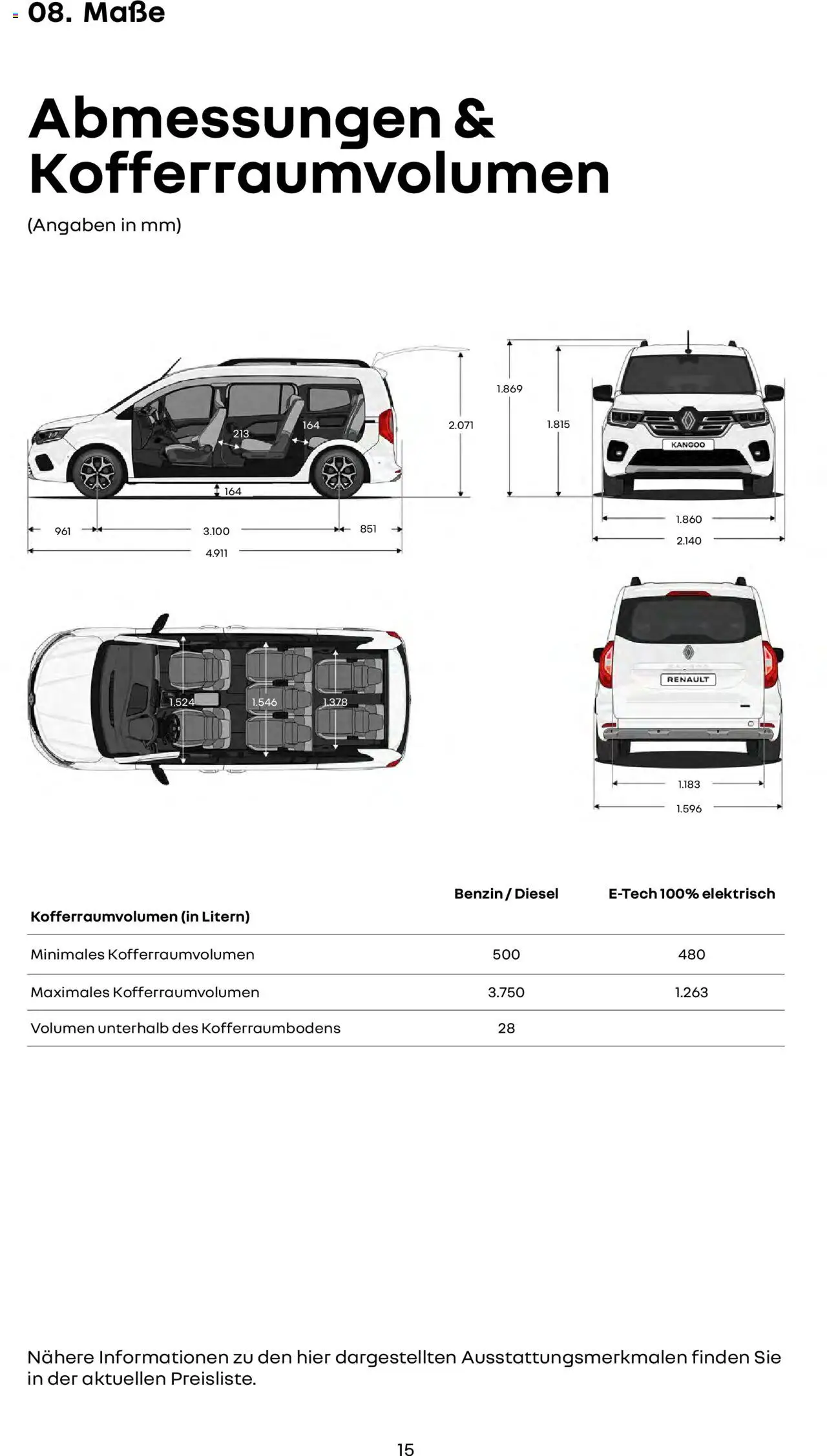 Renault Neuer Grand Kangoo	 - gültig ab dem 10.06.2025 | Seite: 15