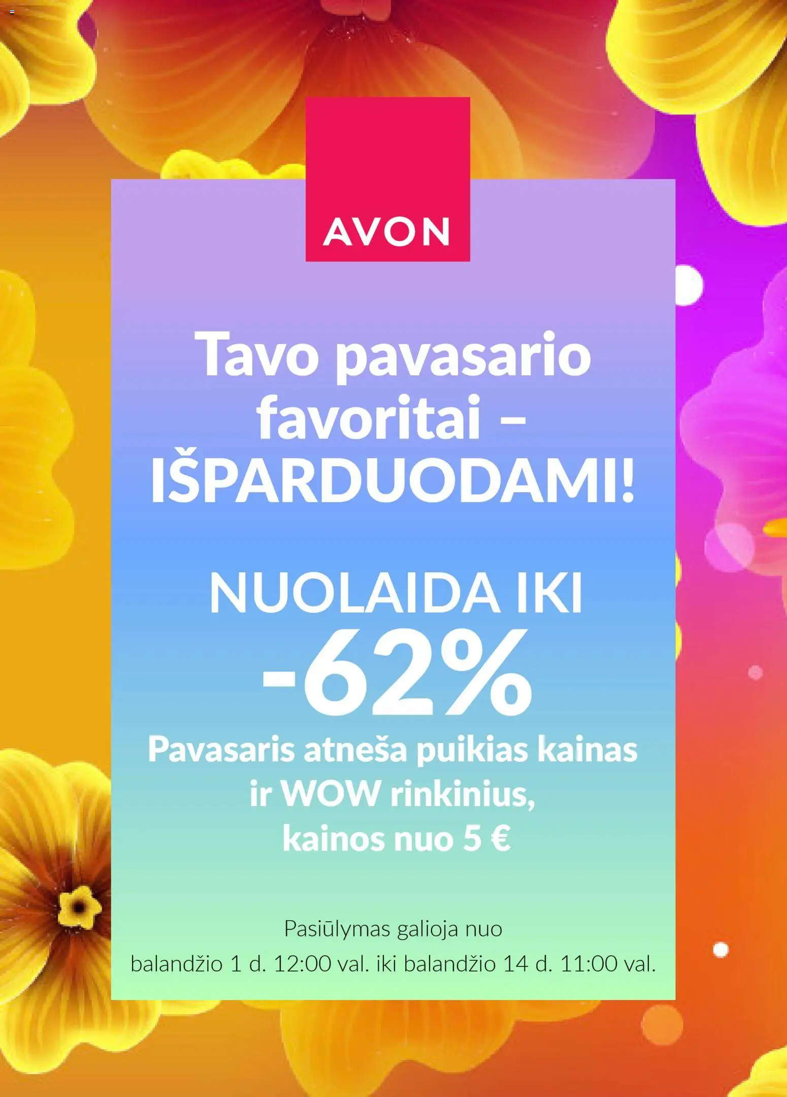AVON akcijos nuo 01.04.2026 | Puslapis: 1