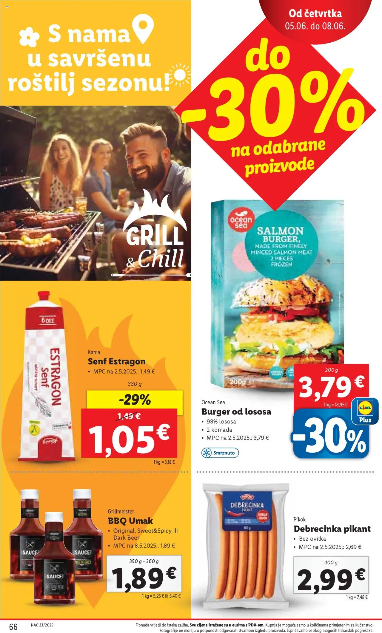 Lidl katalog | vrijedi od 02.06.2025 | Stranica: 66 | Proizvodi: Roštilj, Umak, Senf