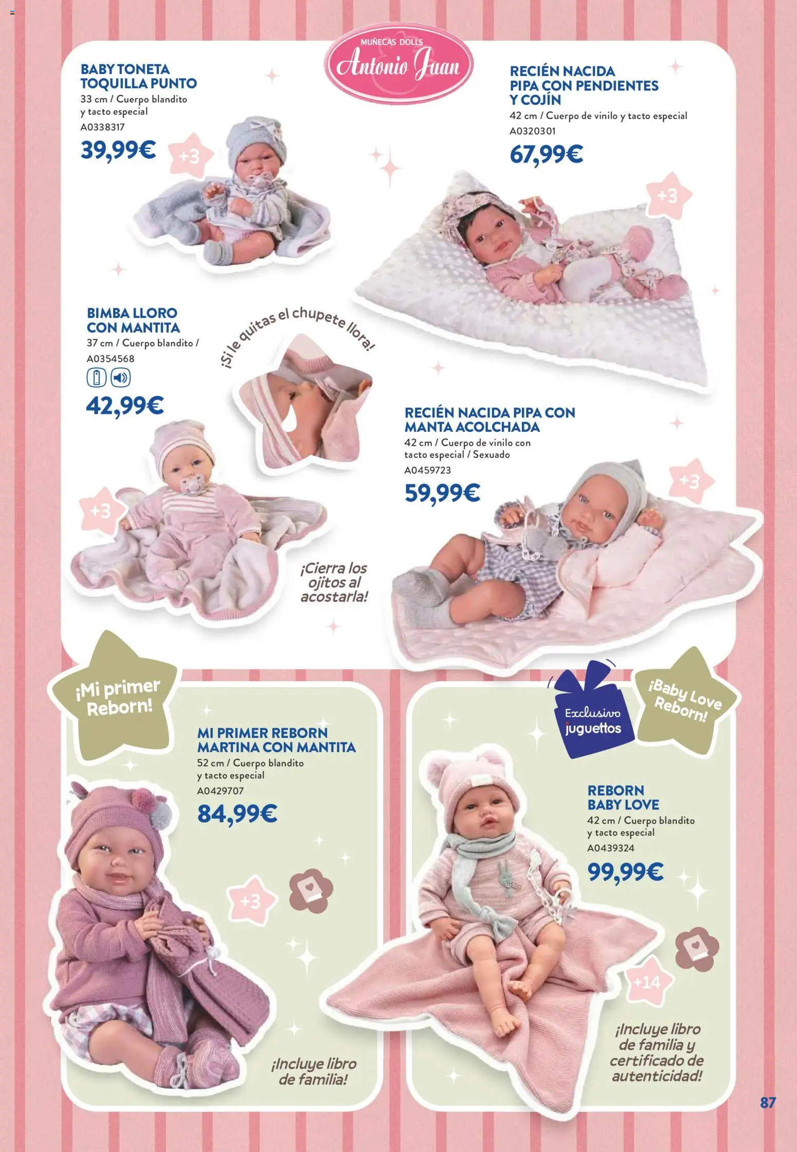 Juguettos catálogo Navidad │ válido desde el 27.10.2025 | Página: 87 | Productos: Pendientes, Manta, Cojín