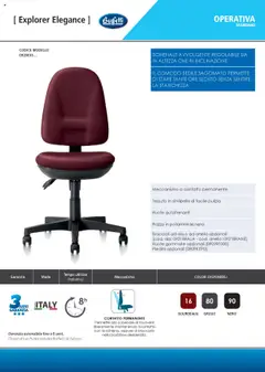 Anteprima del volantino Buffetti Sedie catalogo valido a partire dal 28.06.2025 | Pagina: 43 | Prodotti: Braccioli, Anello