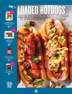AH BBQ Scharrel kiphotdogs kaas & spek smaak, 4 stuks, BBQ Scharrel kiphotdogs kaas & spek smaak, 4 stuks - Voorbeeld van een folder van Albert Heijn, geldig van 08.04.2026 | Pagina: 58