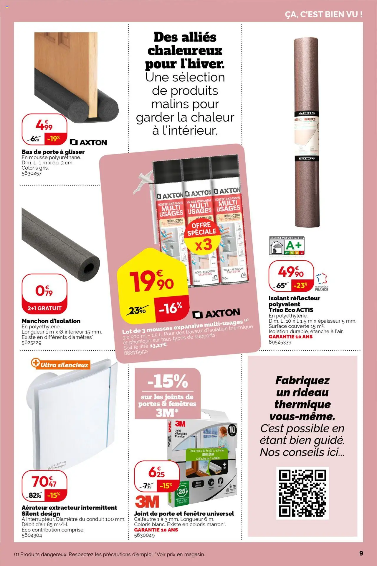 {H1} | Page: 9 | Produits: Mousse, Porte, Portes, Rideau