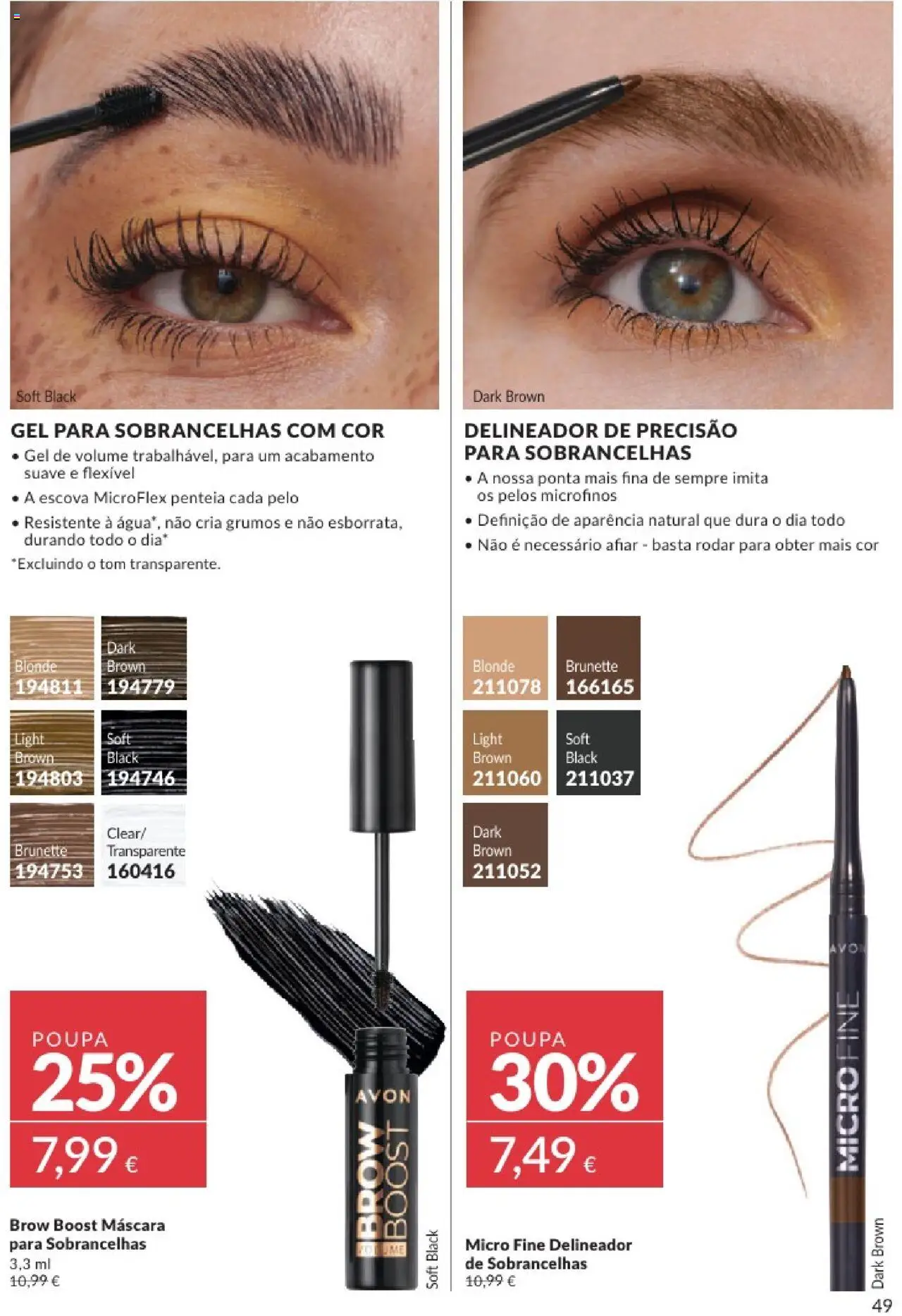 Catálogo Avon Campanha 8 │ válido de 01.08.2025 | Página: 49 | Produtos: Agua, Delineador
