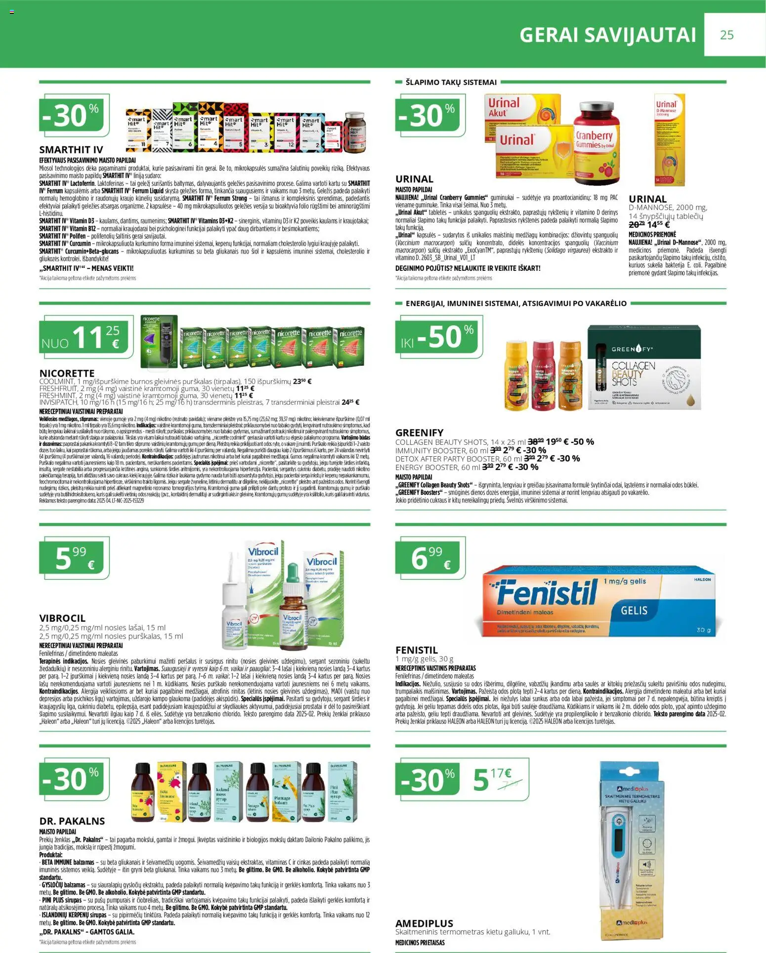 Norfa vaistinė akcijos nuo 01.04.2026 | Puslapis: 25
