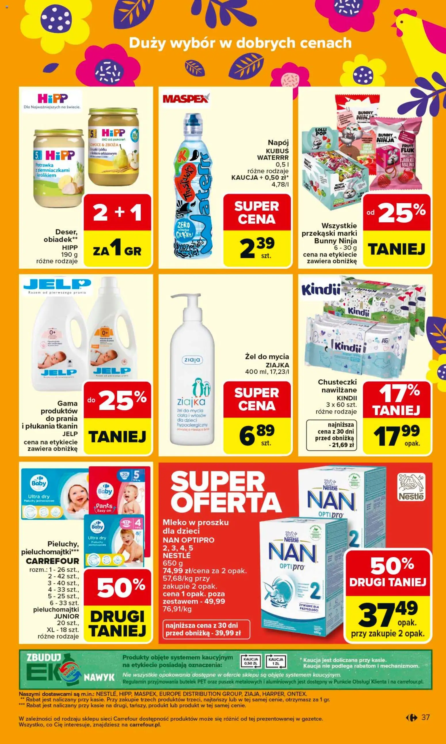 Carrefour gazetka od 23.03.2026 | Strona: 43 | Produkty: Malina, Mleko, Jabłka, Owoce
