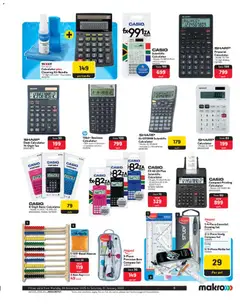 Makro specials catalogue – valid from 24.11.2025 | Page: 11 | Products: Desk, Calculator