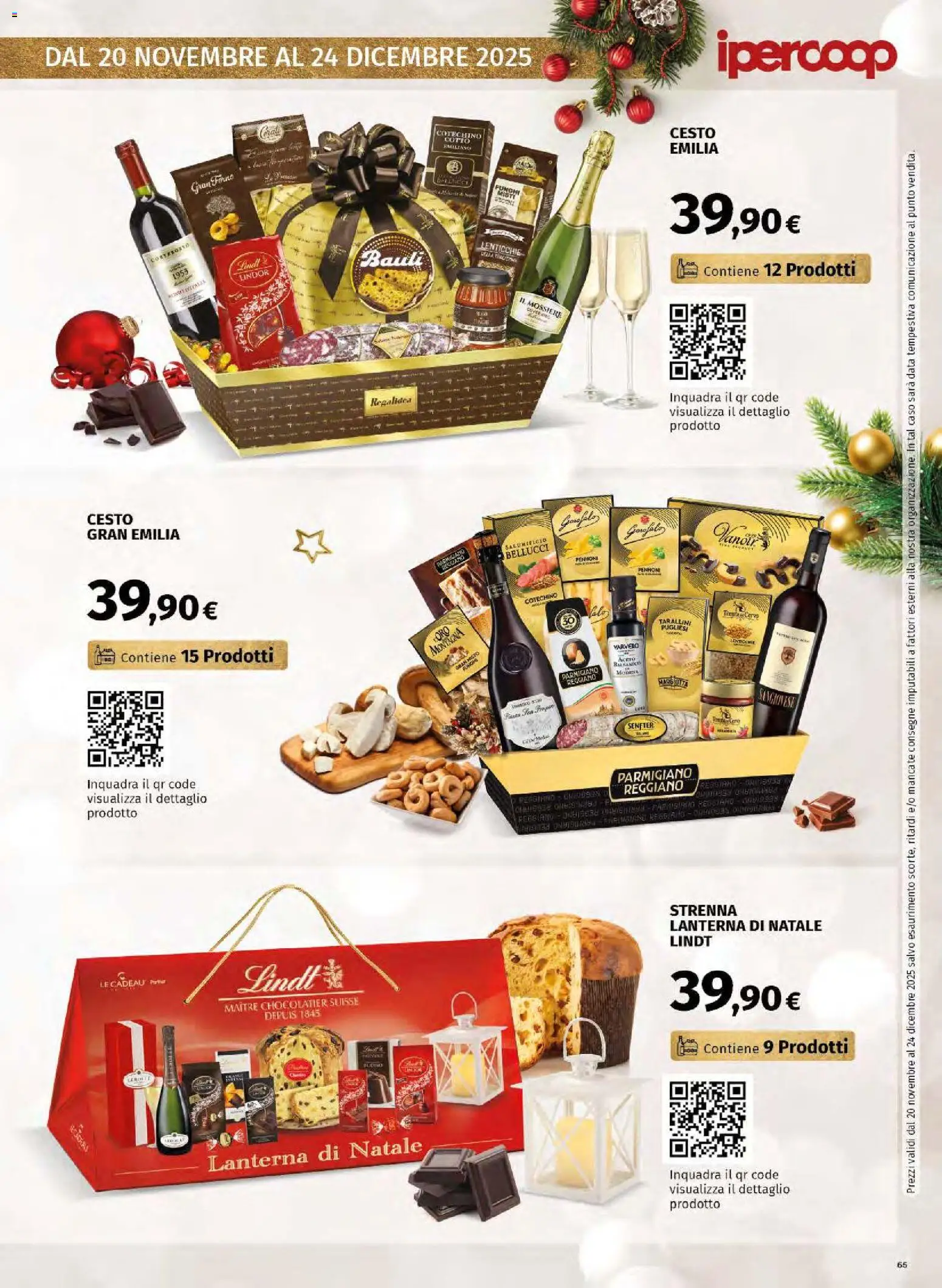 Volantino Ipercoop del 20.11.2025 | Pagina: 65 | Prodotti: Lenticchie, Data, Aceto, Forno