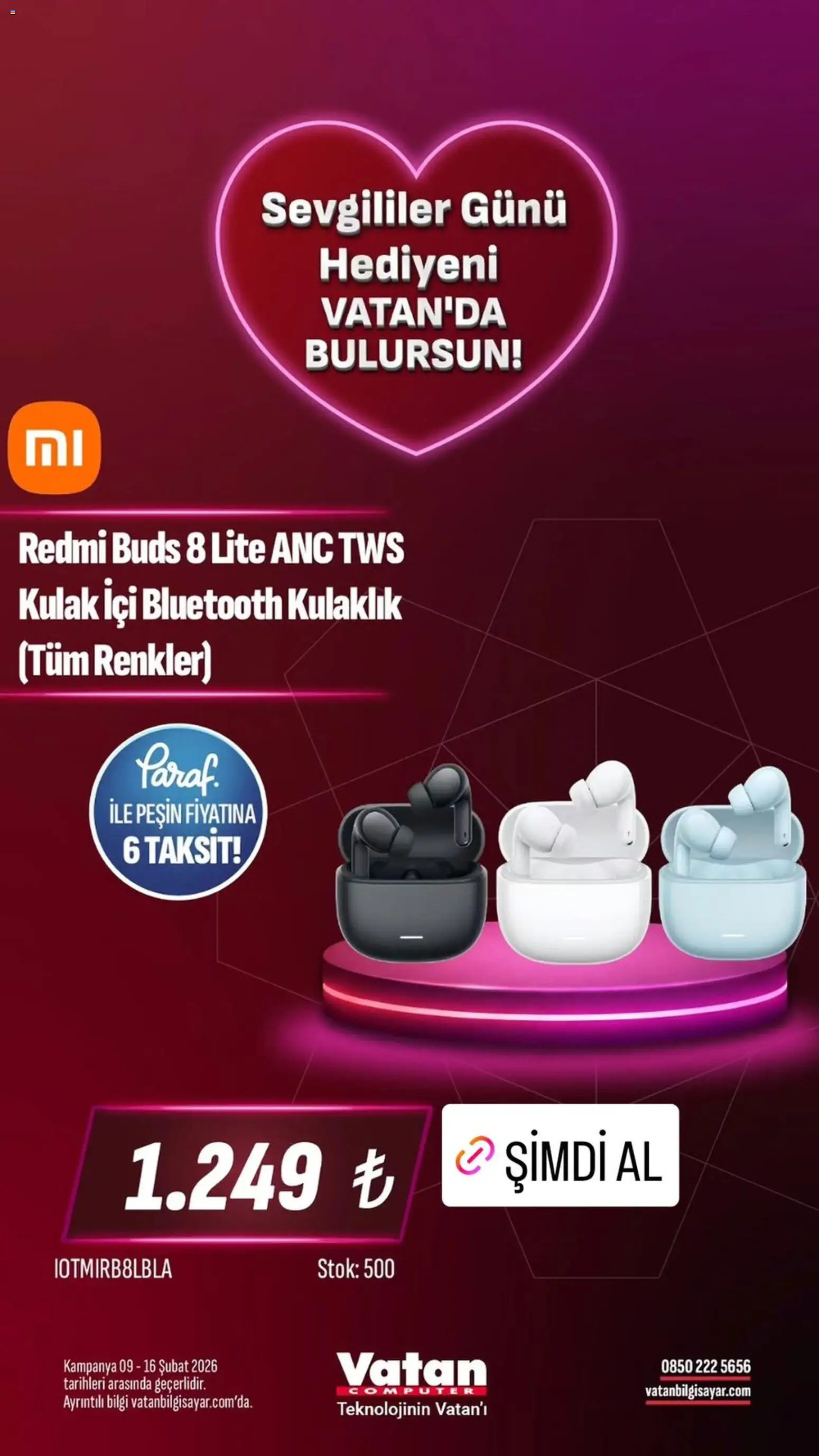 Vatan Bilgisayar İndirim - 09.02.2026 tarihinden itibaren geçerlidir | Sayfa: 3