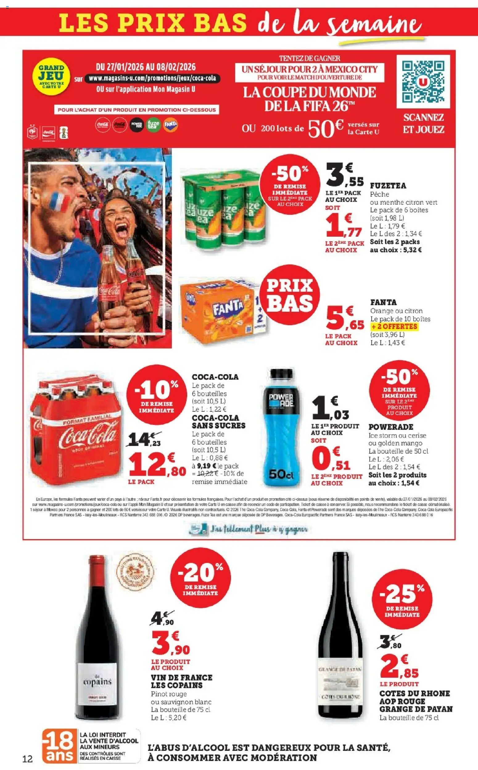 {H1} | Page: 12 | Produits: Citron vert, Menthe, Pêche, Vin