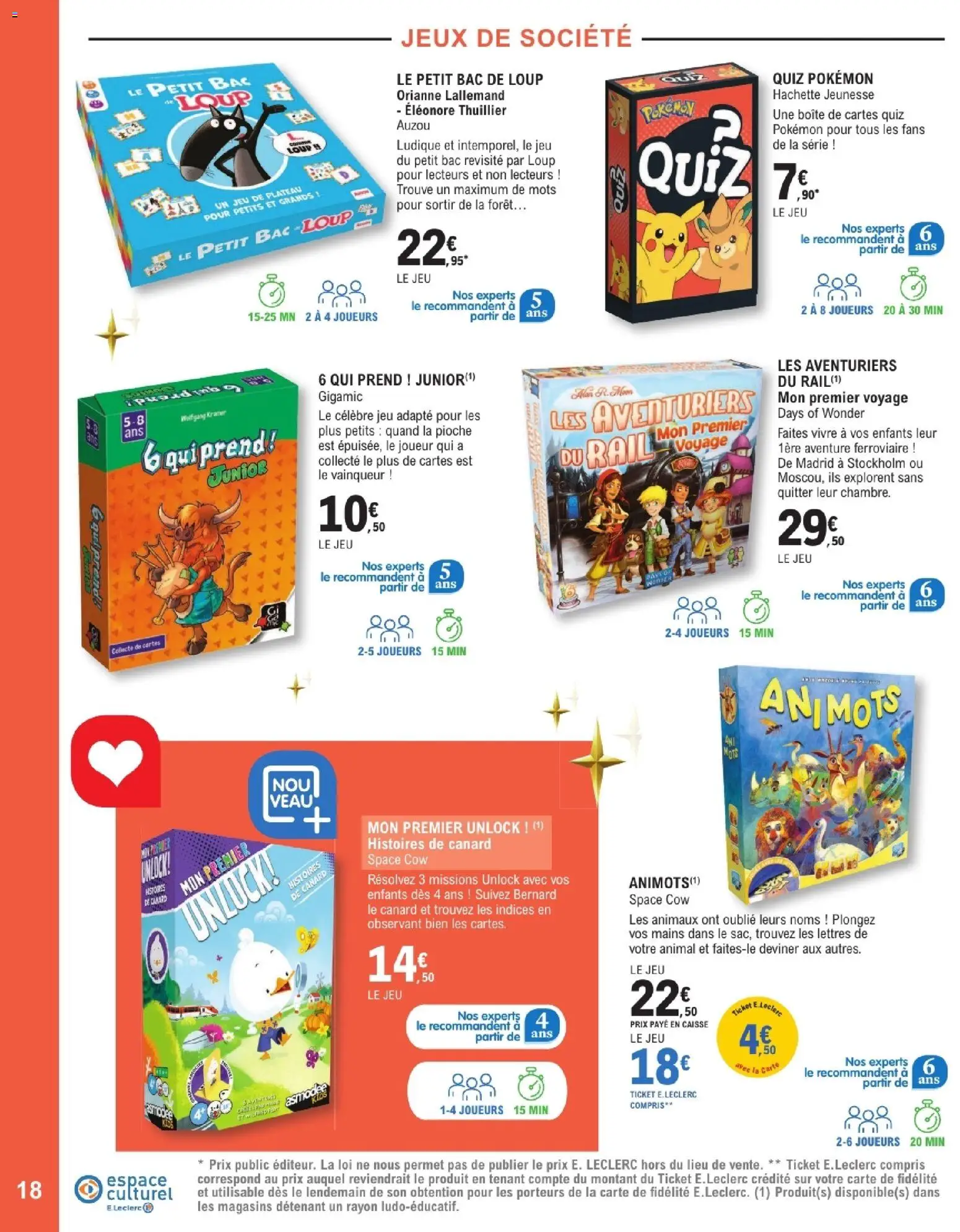 {H1} | Page: 18 | Produits: Joueur, Plateau, Jeux, Jeux de société