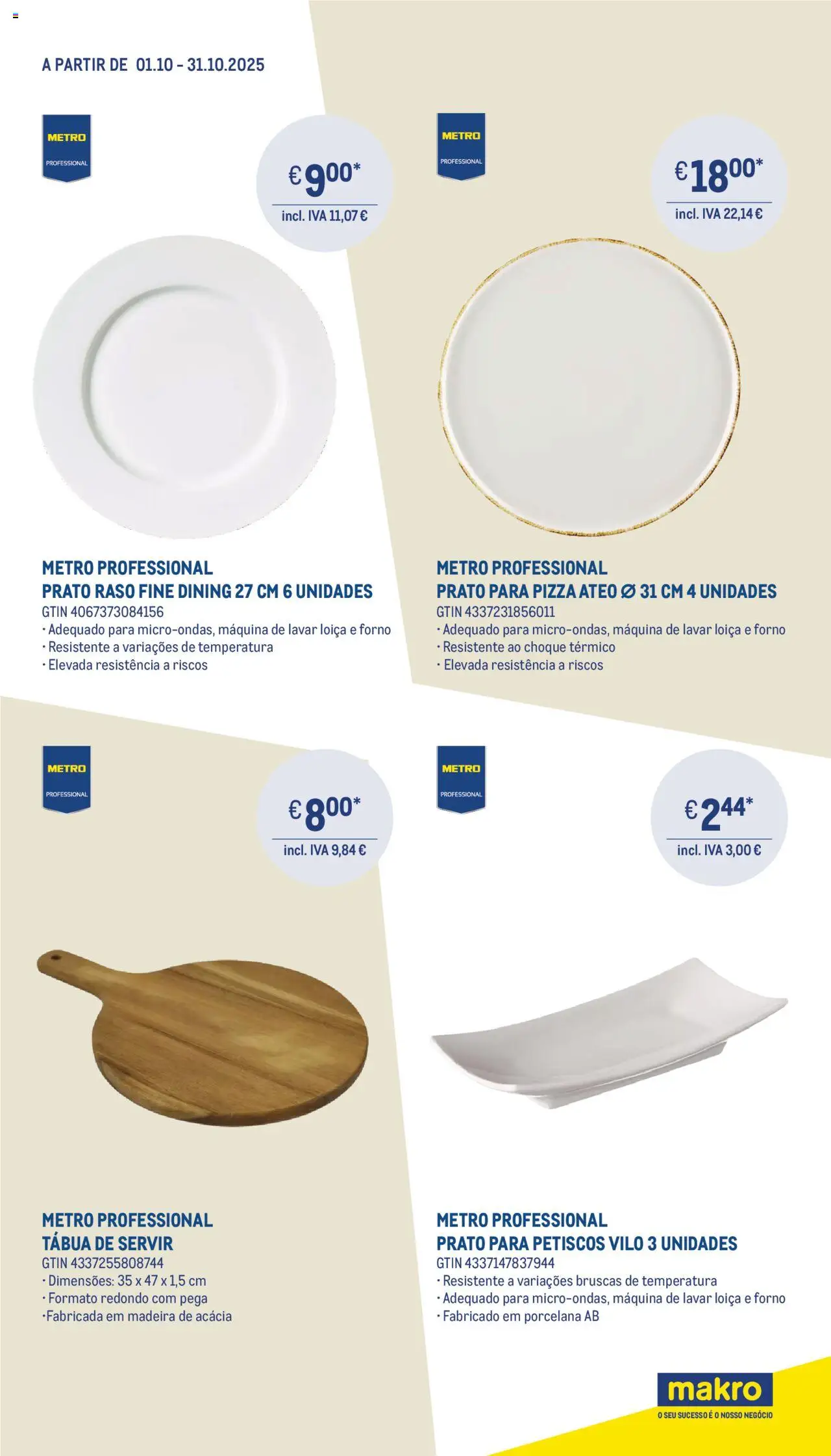 Makro - Equipamento para restauração & catering  │ válido de 01.10.2025 | Página: 2 | Produtos: Tábua, Forno, Máquina de lavar, Pizza