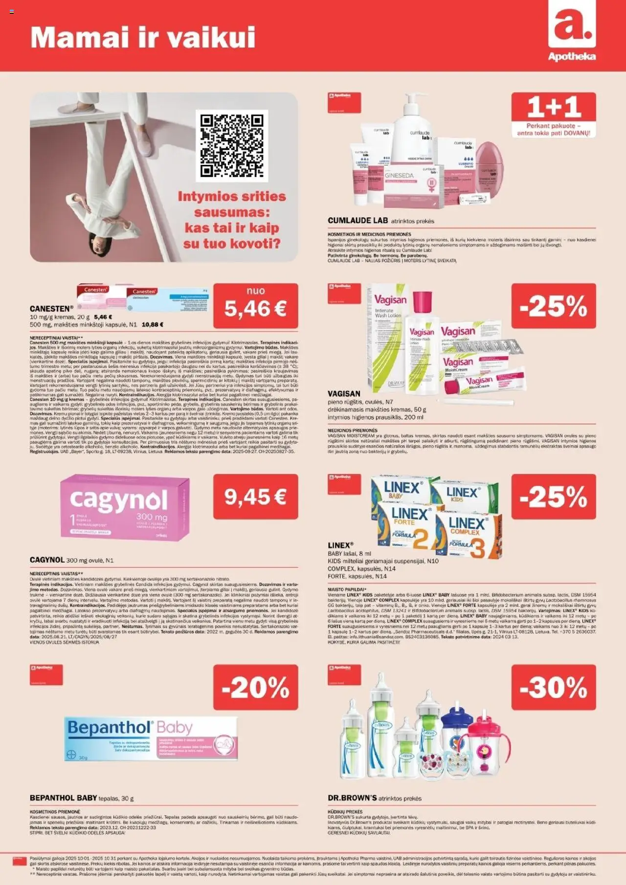 Apotheka akcijos nuo 01.10.2025 | Puslapis: 16 | Prekių: Kremas