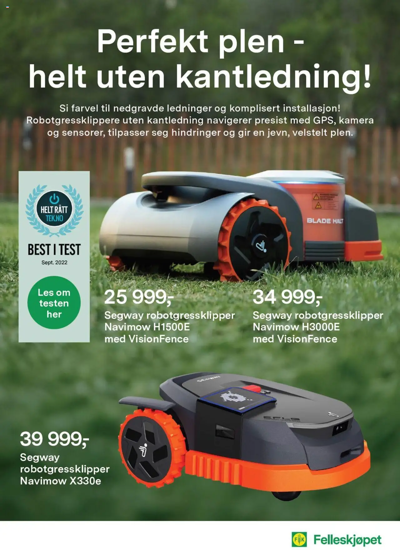  | Side: 5 | Produkter: Robotgressklipper, Kamera
