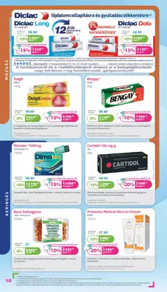 Kulcs Patika akciós újság - amely érvényes a következő dátumtól: 01.03.2026 | Oldal: 10