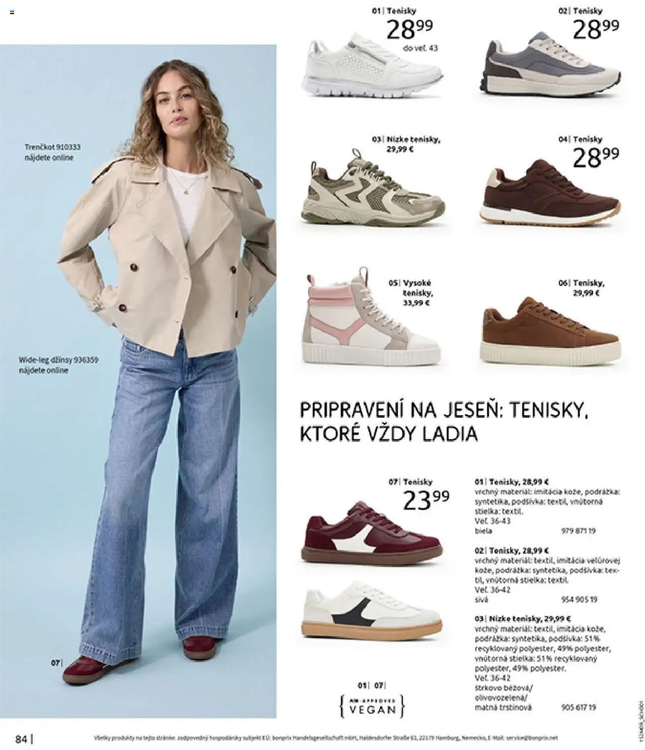 Nové Bonprix akcie – leták je platný od 14.10.2025 | Strana: 86 | Produkty: Tenisky