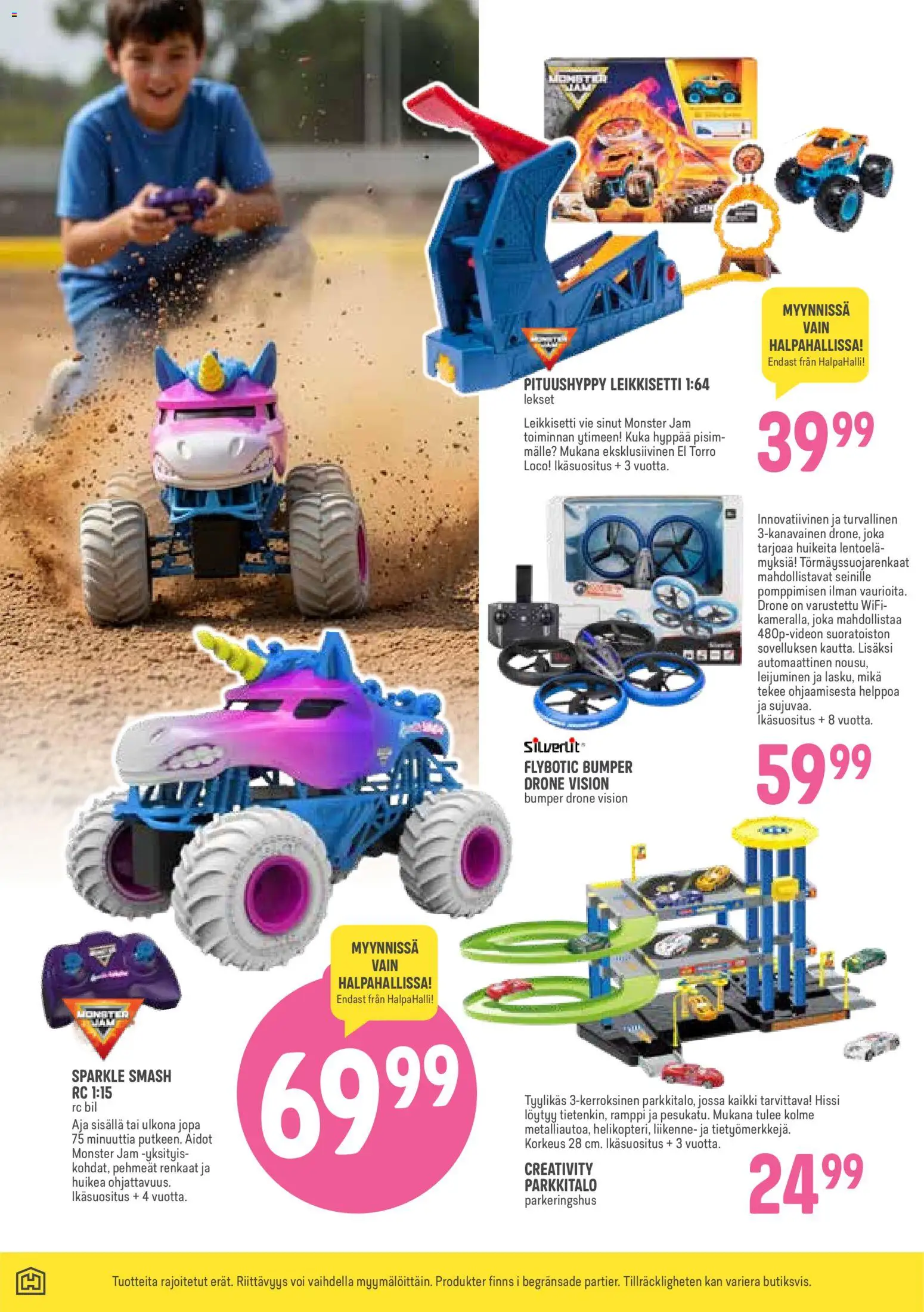 Halpa Halli - Lelukuvasto 2025 – voimassa 05.11.2025 alkaen | Sivu: 26 | Tuotteet: Drone, Voi
