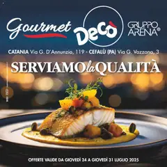 Anteprima del volantino Decò Gourmet - Sicilia catalogo valido a partire dal 24.07.2025