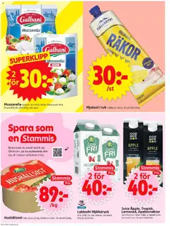 ICA Supermarket reklamblad aktuell från 15.09.2025 | Sida: 3 | Produkter: Såg, Galler, Räkor, Juice