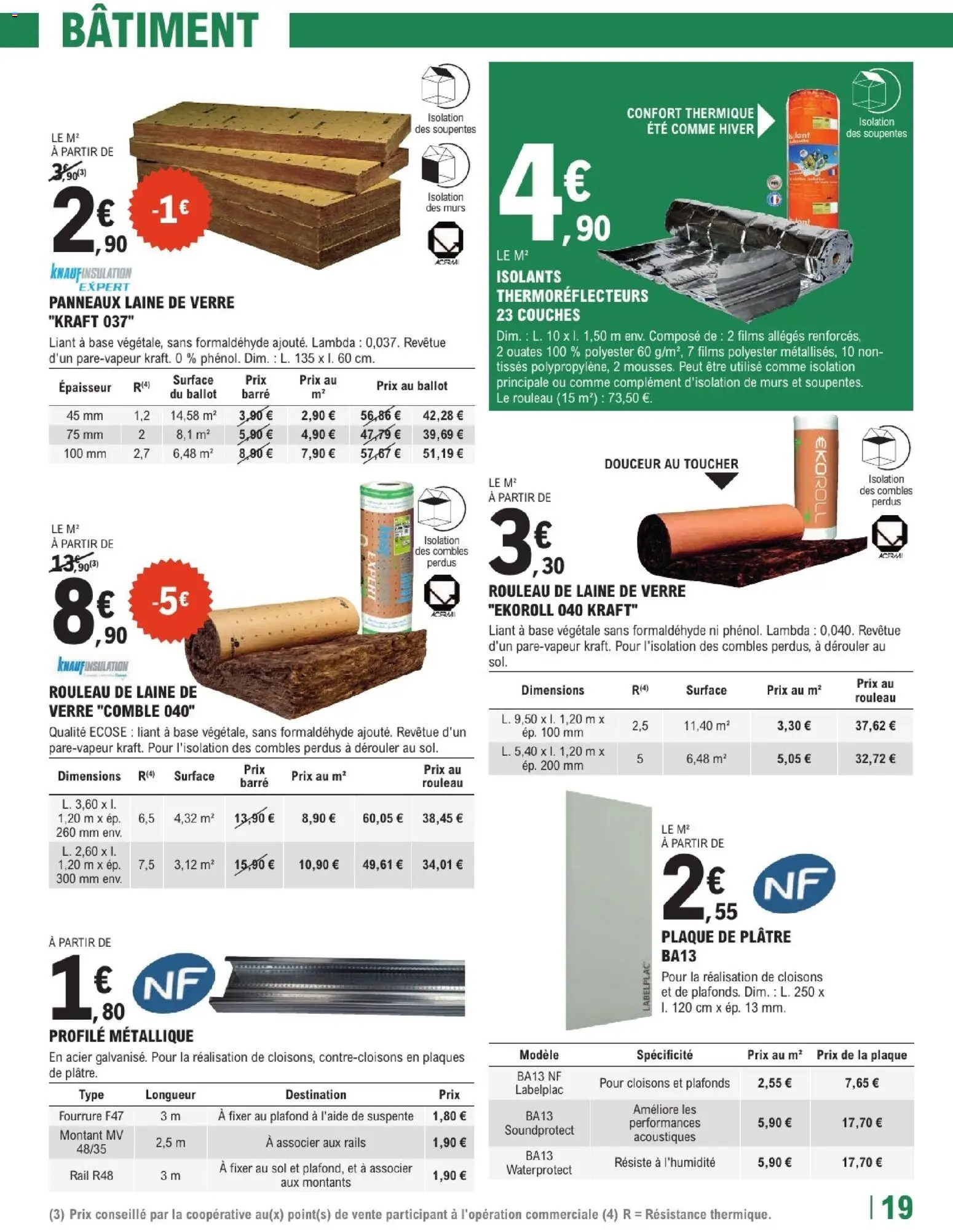 {H1} | Page: 19 | Produits: Couches, Base, Plâtre, Rouleau