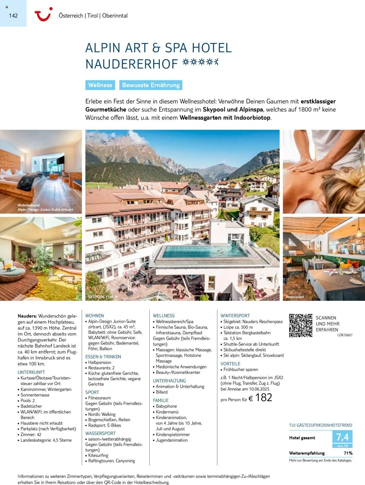 TUI Prospekt 	 – gültig ab 01.11.2024 | Seite: 142 | Produkte: Babybett, Küche, Walking, Snowboard