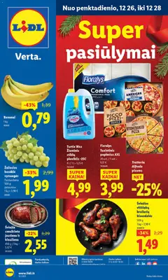 LIDL leidinys galioja nuo 26.12.2025