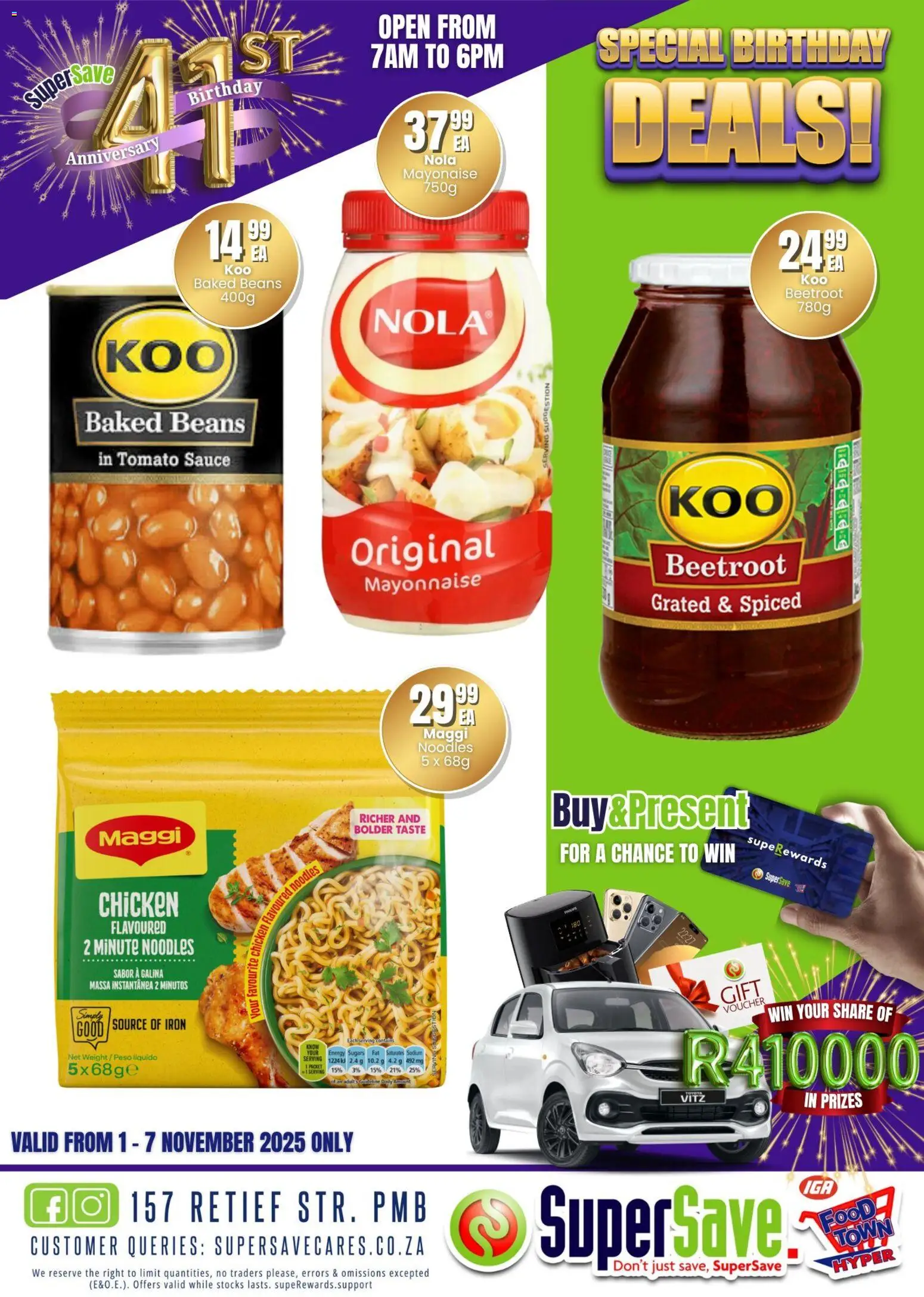 New Super Save catalogue – valid from 31.10.2025 | Page: 75 | Products: Baked beans, Tomato sauce, Mayonnaise, Sauce