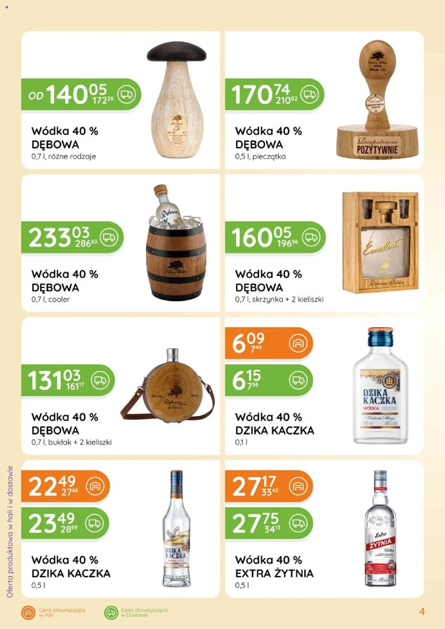 Eurocash Gazetka - Katalog Alkoholowy od 01.02.2026 | Strona: 4 | Produkty: Kaczka, Wódka