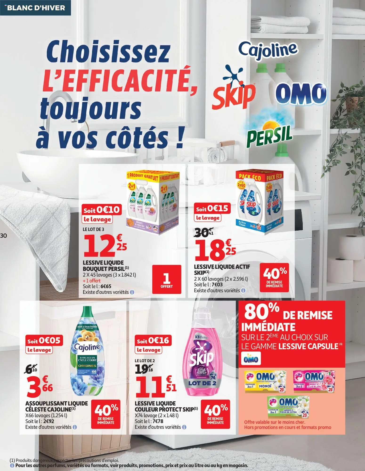 {H1} | Page: 30 | Produits: Persil, Coton, Lessive Liquide, Lessive
