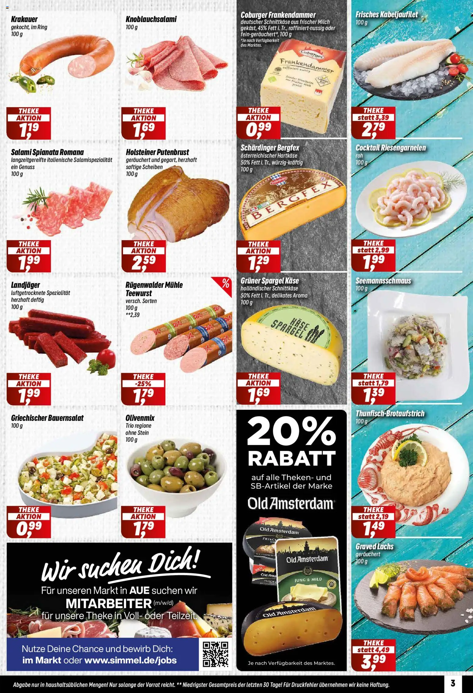 Simmel Prospekt 	 – gültig ab 27.04.2026 | Seite: 3 | Produkte: Mühle, Theke, Spargel, Lachs