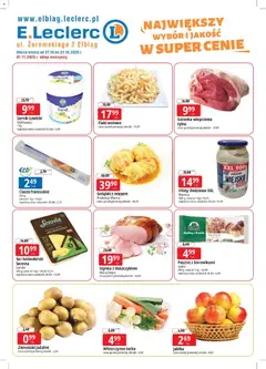 Pogląd oferty "E.Leclerc Gazetka - Elbląg" - ważna od 27.10.2025