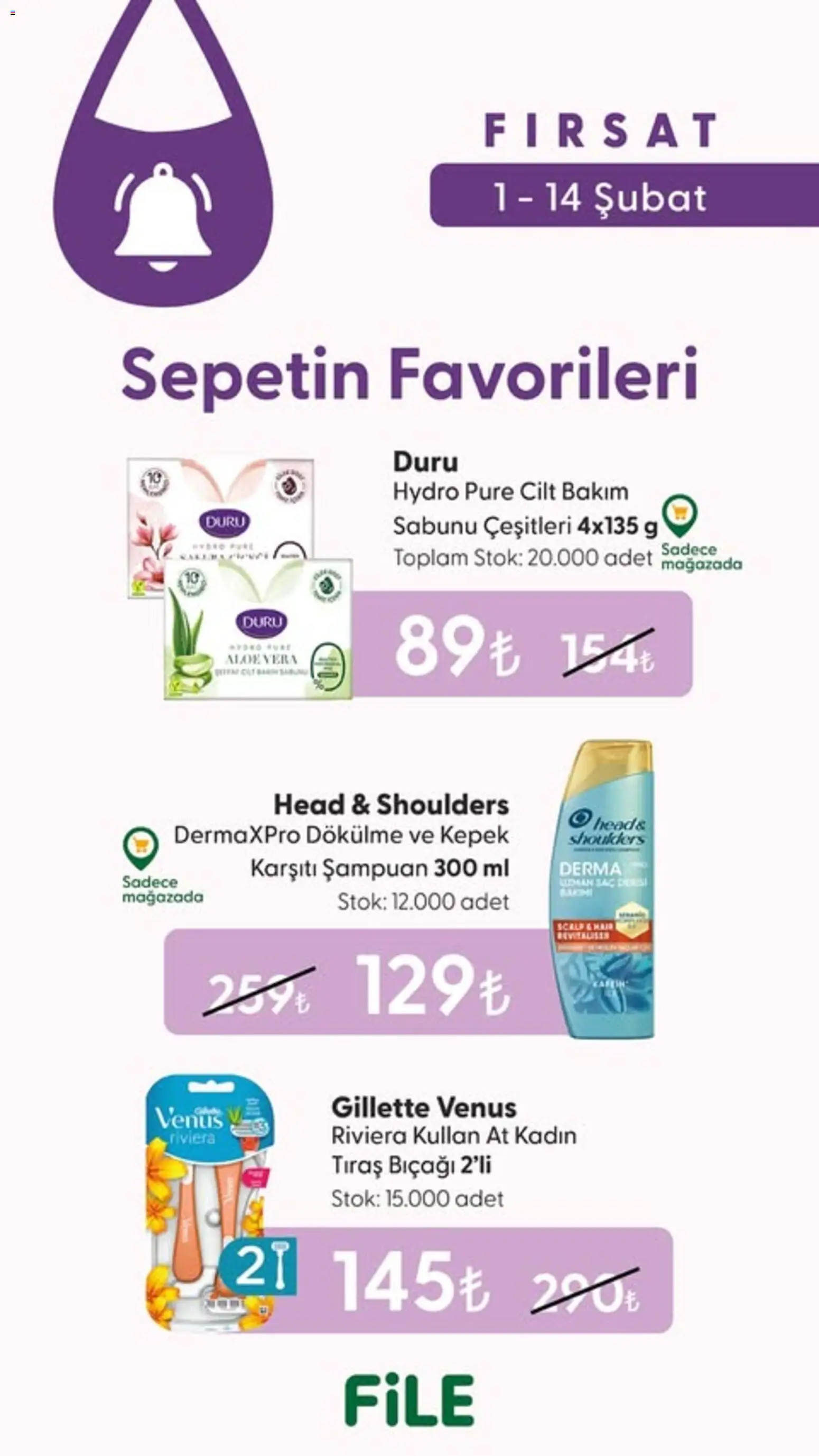 File Market İndirim - 01.02.2026 tarihinden itibaren geçerlidir | Sayfa: 2 | Ürünler: Şampuan