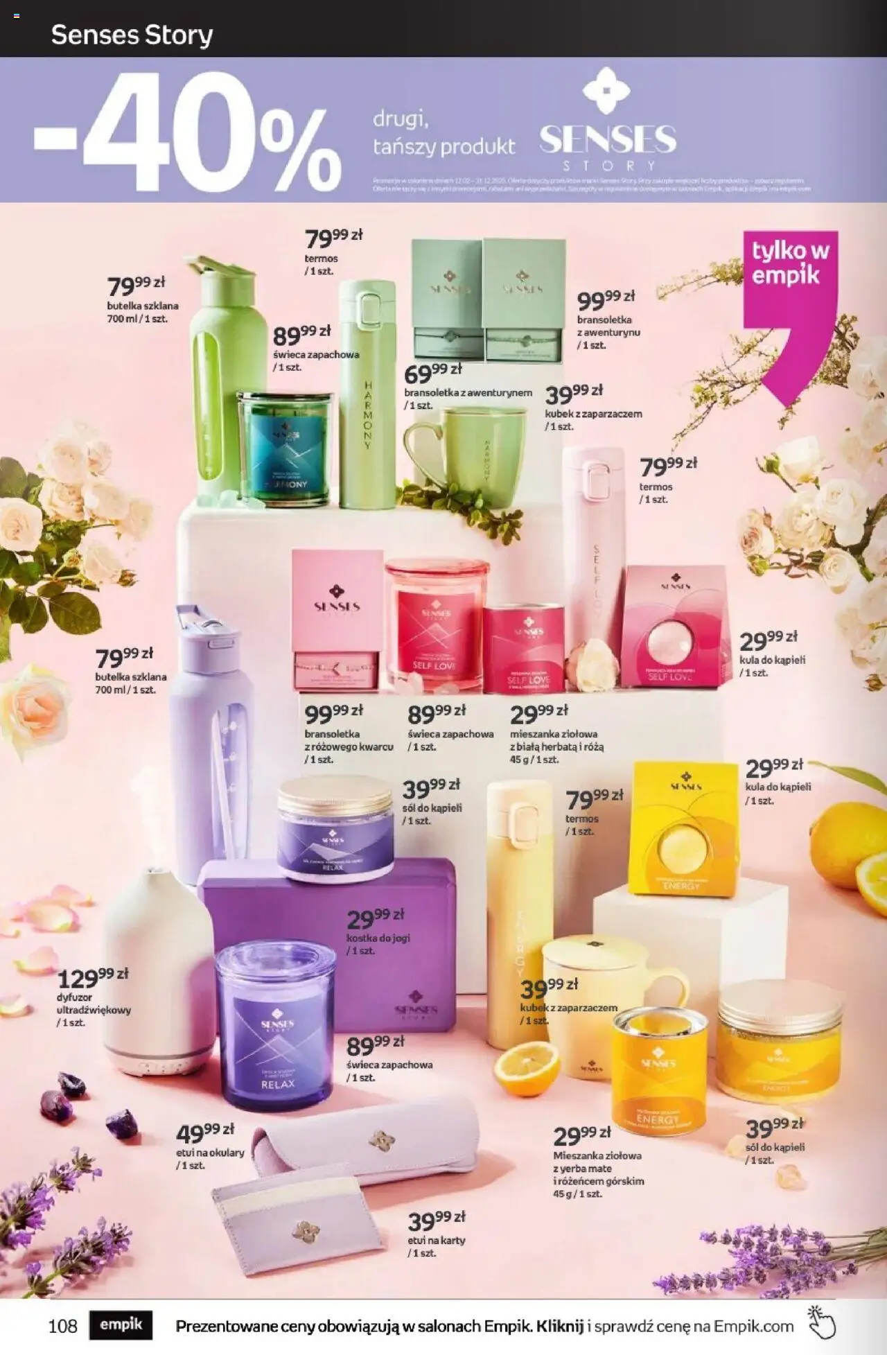 Empik promocje od 18.06.2025 | Strona: 108 | Produkty: Bransoletka, Kula do kąpieli, Herbata, Yerba mate