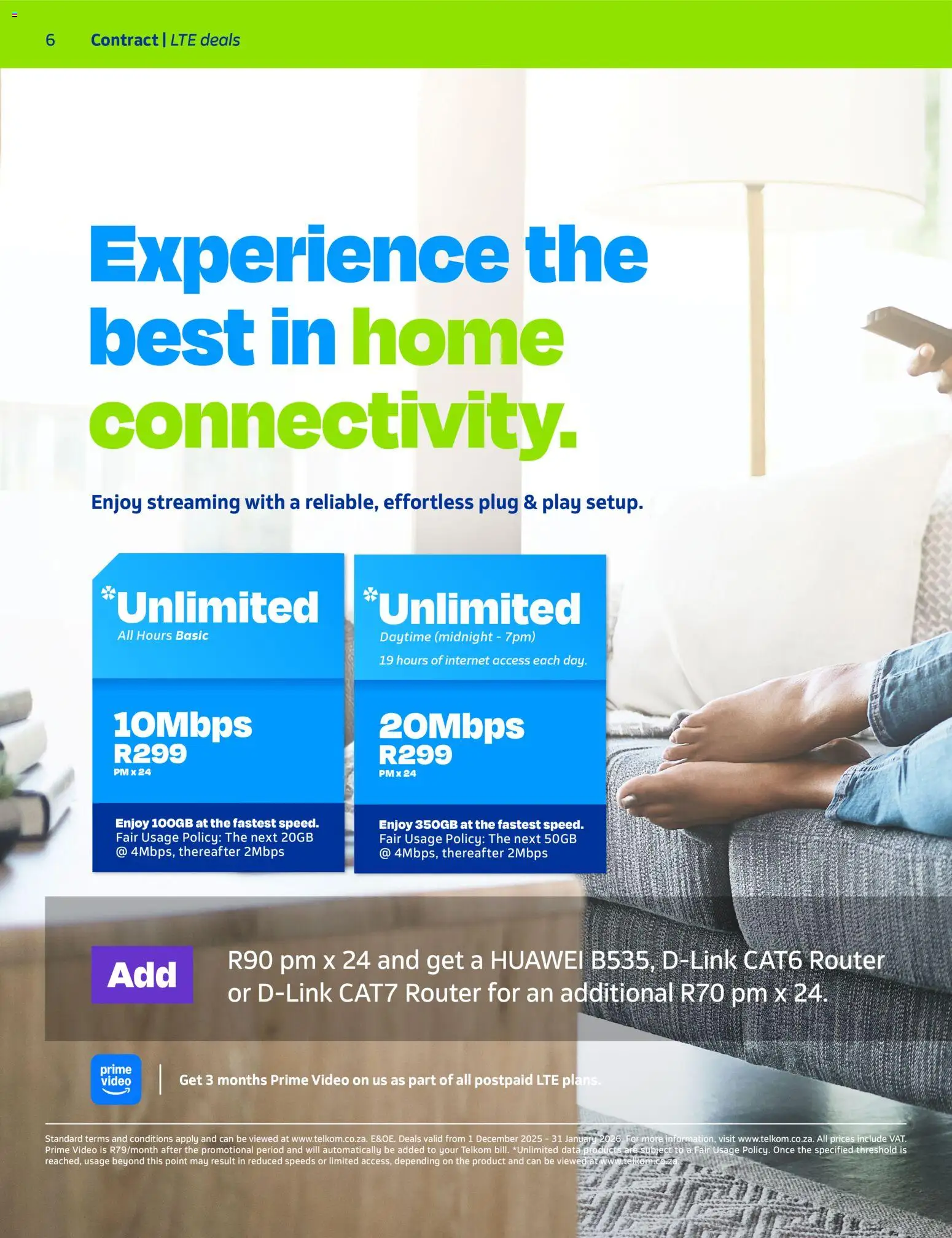 New Telkom catalogue – valid from 01.12.2025 | Page: 6 | Products: Data, Router