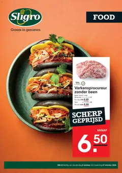 Sligro - Folder - Voorbeeld van een folder van Sligro, geldig van 09.10.2025
