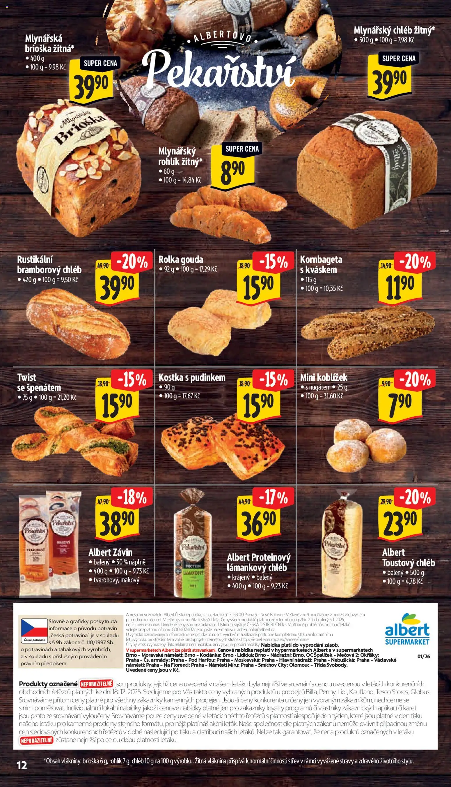 Albert leták - Supermarket od 02.01.2026 | Strana: 19