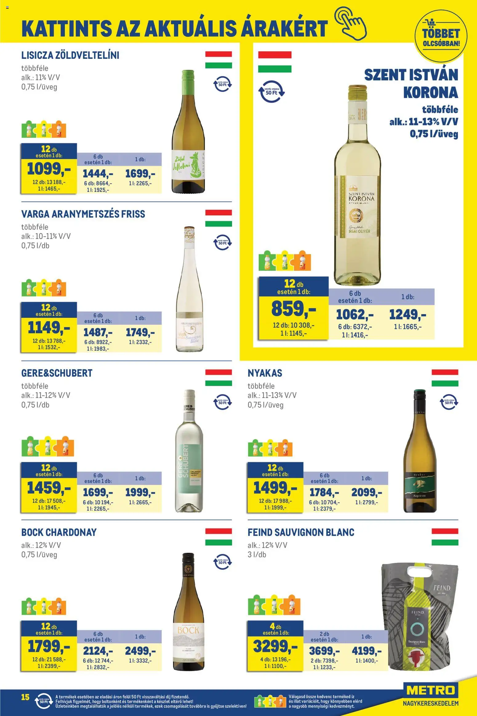 Metro akciós ujság - amely érvényes a következő dátumtól: 02.05.2026 | Oldal: 15 | Termékek: Só