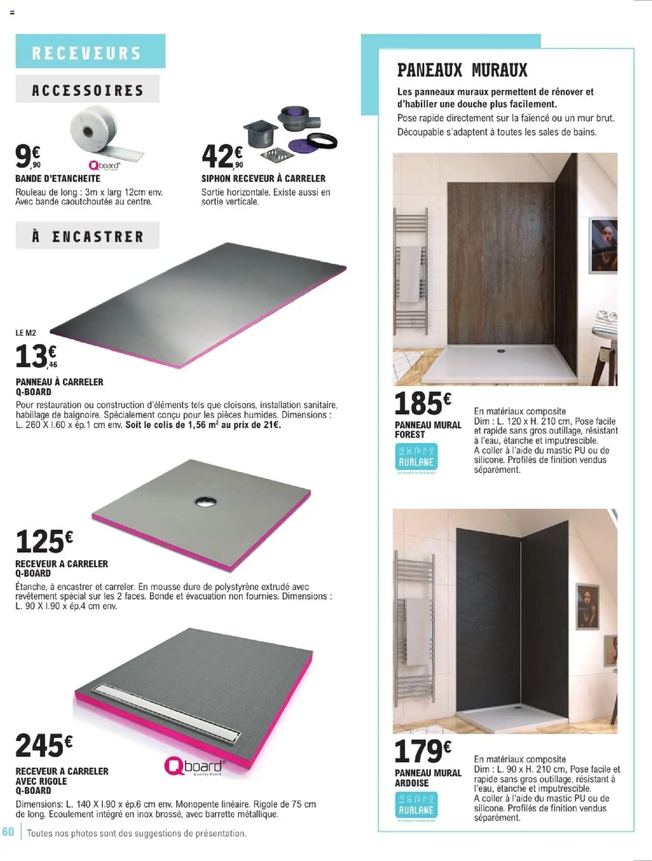 {H1} | Page: 60 | Produits: Mousse, Rouleau, Douche