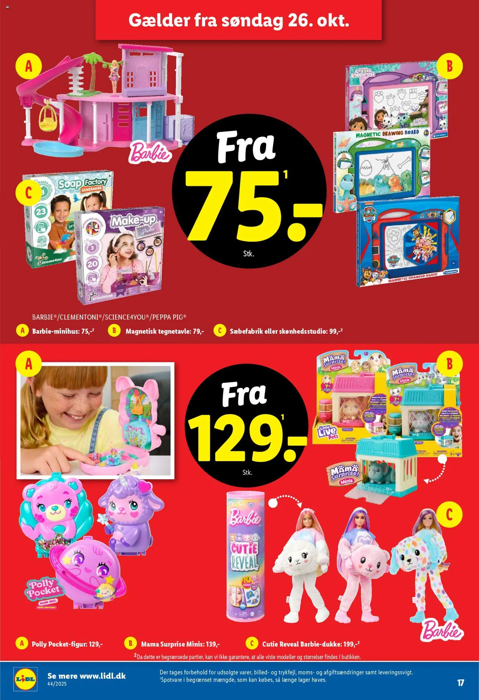 Lidl tilbudsavis – gyldig fra 26.10.2025 | Side: 34 | Produkter: Makeup, Søm