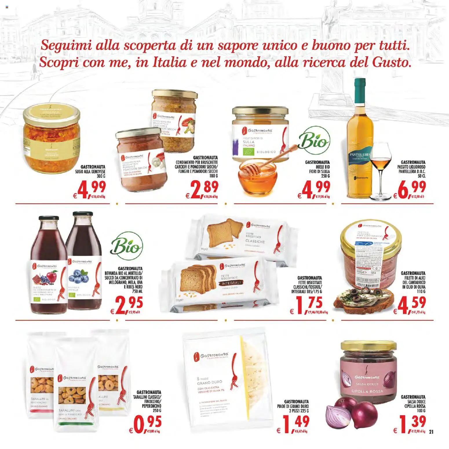 Volantino Decò del 07.04.2026 | Pagina: 21 | Prodotti: Olio extra vergine, Fette biscottate, Miele, Alici
