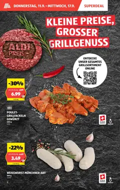 Aldi Aktionen – gültig ab 11.09.2025 | Seite: 5 | Produkte: Weißwurst