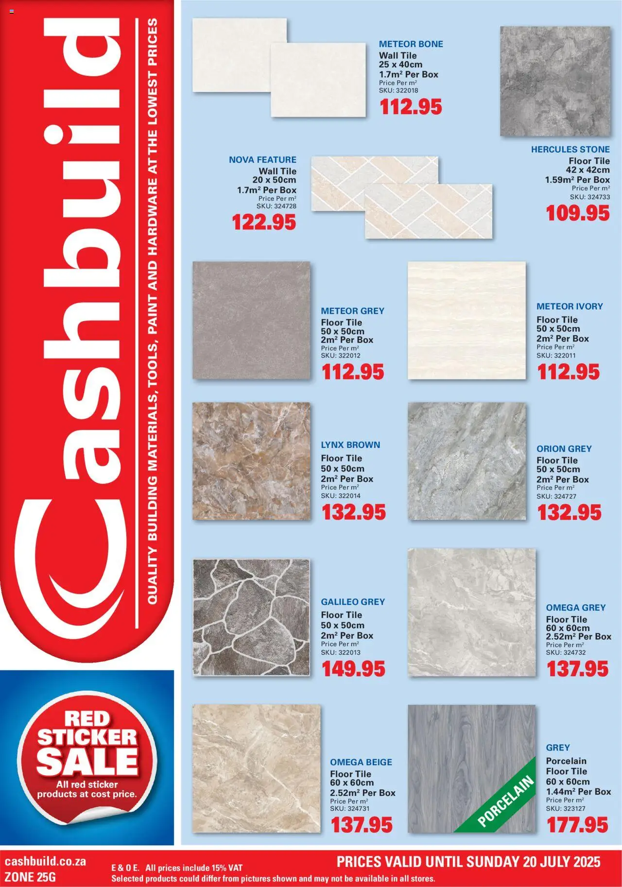 Cashbuild Western Cape - Leaflet │ valid from 10.07.2025 | Page: 1 | Products: Paint, Box