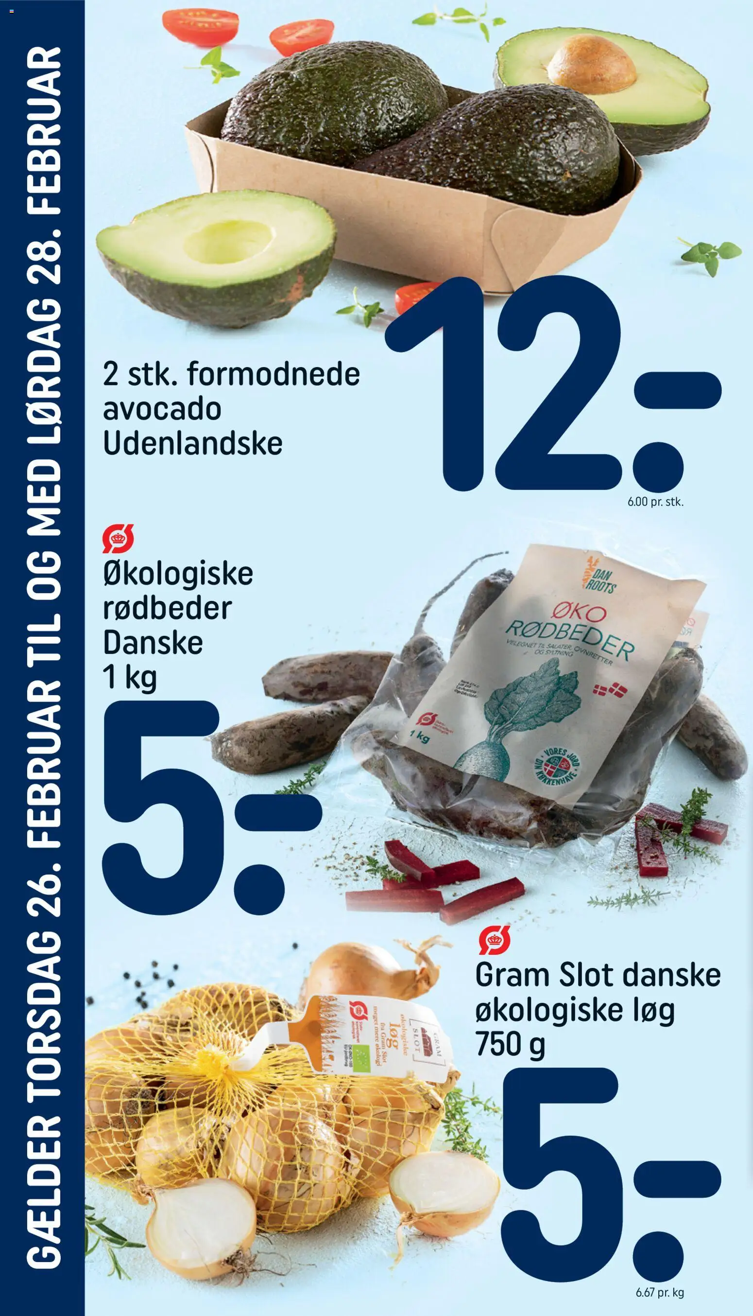 Rema 1000 tilbudsavis – gyldig fra 25.02.2026 | Side: 6 | Produkter: Rødbeder, Løg, Avocado