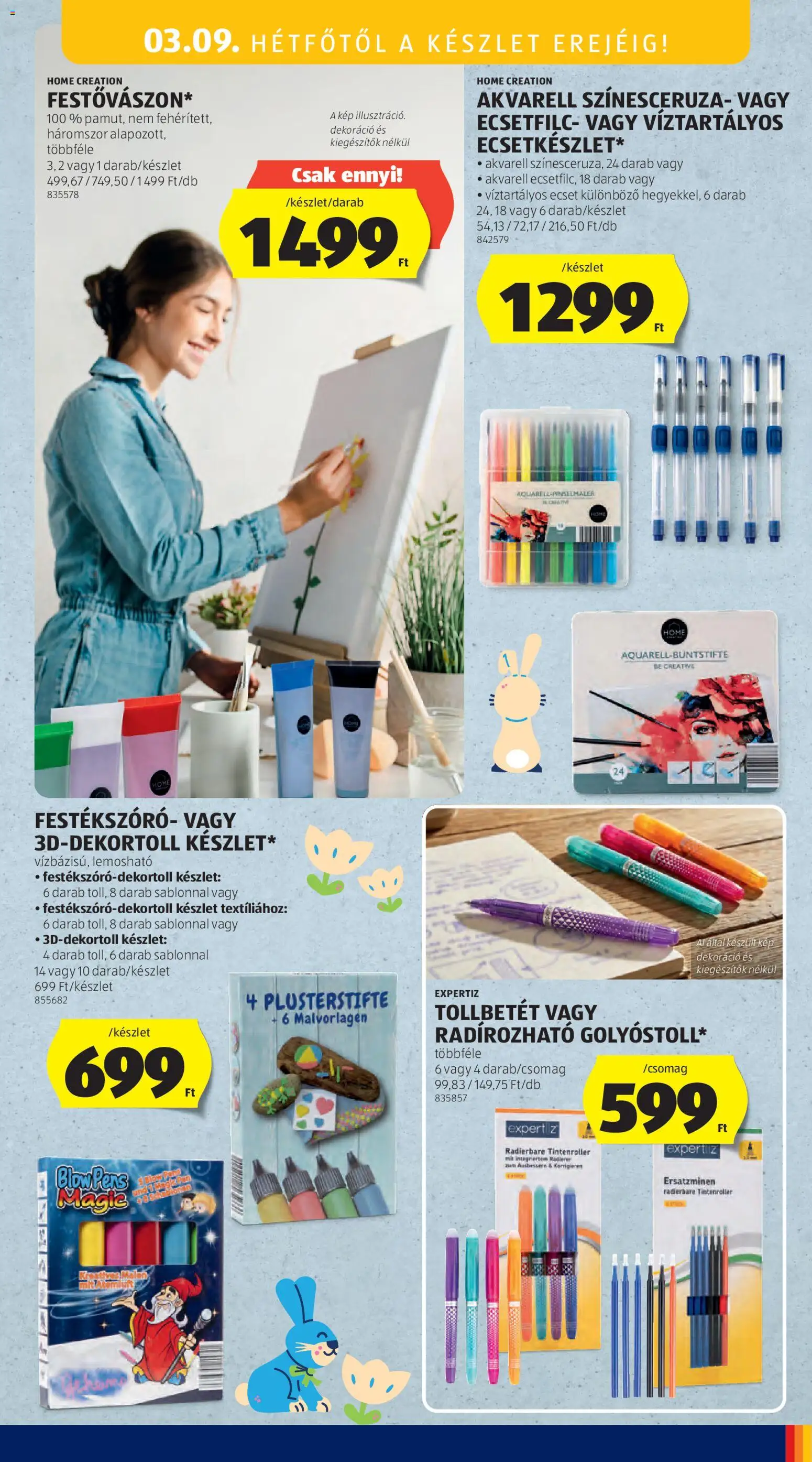 Aldi akciós ujság - amely érvényes a következő dátumtól: 05.03.2026 | Oldal: 82 | Termékek: Ecset, Dekoráció