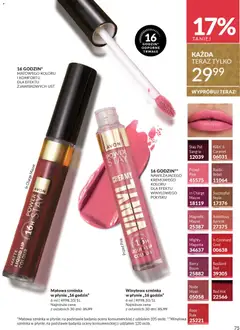 Pogląd oferty "Avon Katalog 12 2025" - ważna od 01.12.2025 | Strona: 75 | Produkty: Magnetic, Szminka