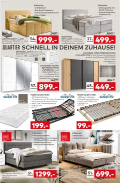 Porta! Prospekt 	 ab 23.03.2026 gültig | Seite: 7 | Produkte: Bett, Kommode, Boxspringbett, Doppelbett
