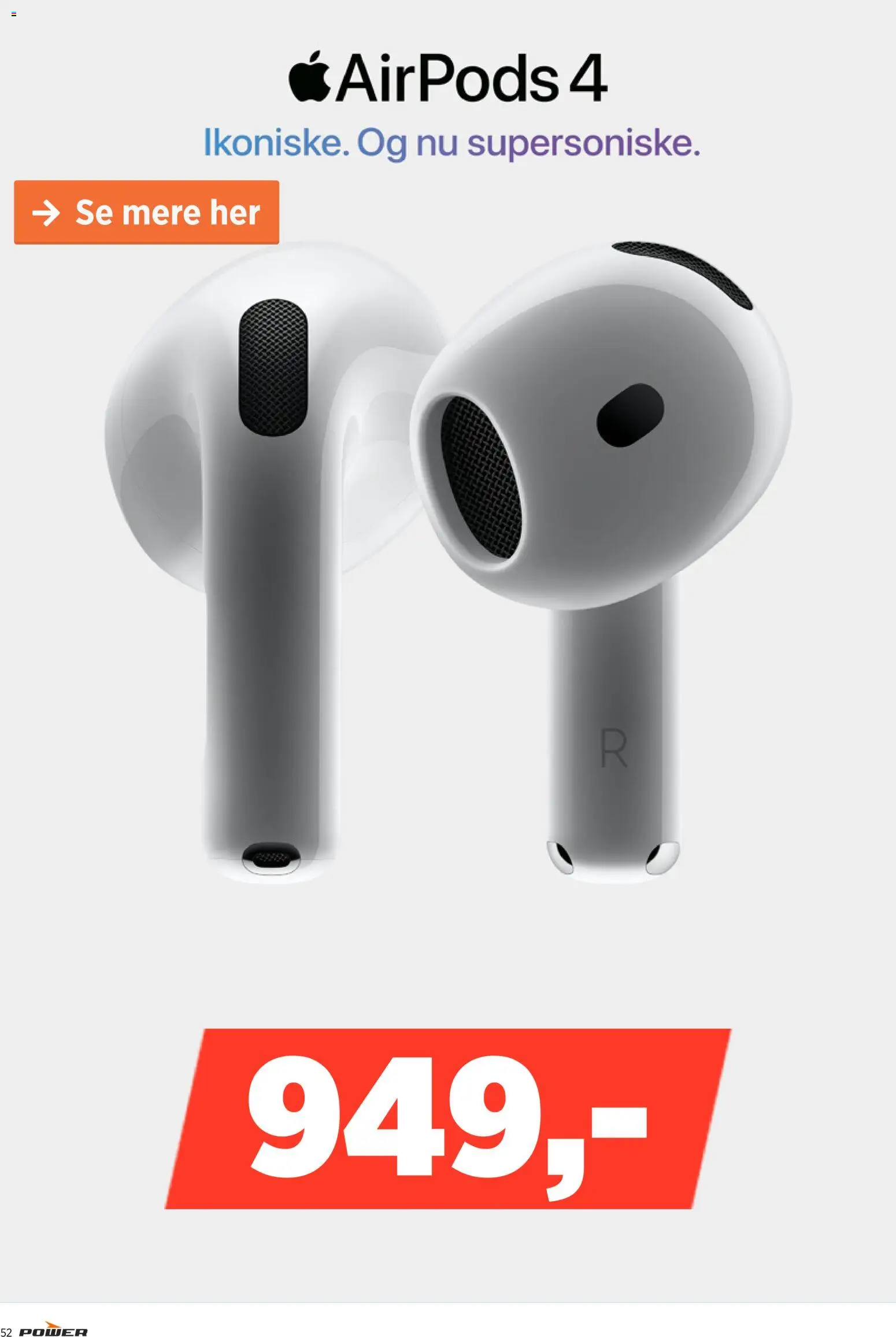 Power tilbudsavis – gyldig fra 02.12.2025 | Side: 52 | Produkter: Airpods